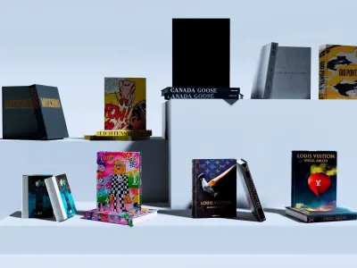 DecorativeBooks Vol 1 3D model