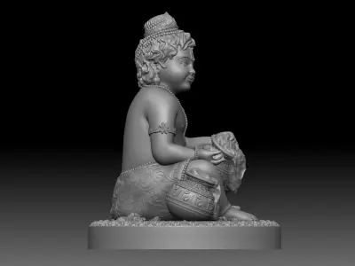 Bal Gopal 3d Print model 3D print model