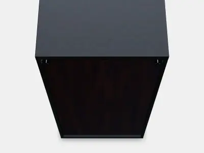 BESTA Shelf unit with doors 12 3D model