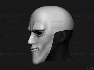Black Sperm Mask - One Punch Man Cosplay 3D print model