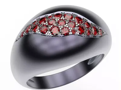 Cracked Ring 3D print model