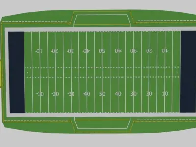  Superbowl Field 3D model