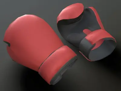 Boxing gloves  3D model