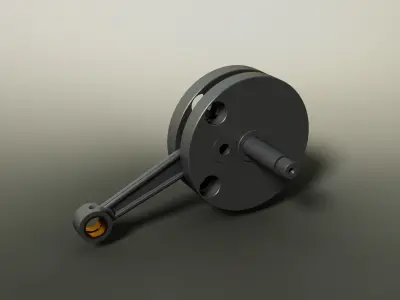 Engine Jawa 50 23 pioneer 3D model