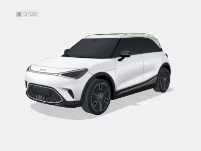 Smart 1 2023 Low-poly 3D model