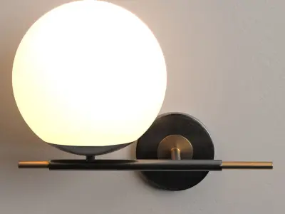 Globe Sconces From Italy 3D model