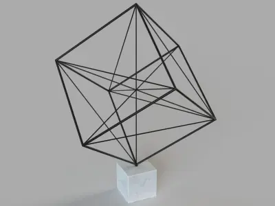 Apex Standing Sculpture 3D model