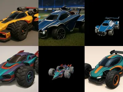 Gt one Car bundle 19 pack 100 glb 3D model