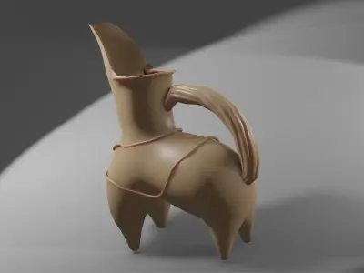 chinese teapot Free low-poly 3D model