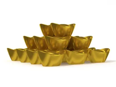 Gold Bar 3D model