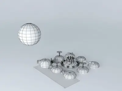 Voynich manuscript rosettes Free 3D model