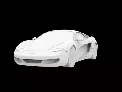 Race Car 3D Printable Model 3D print model