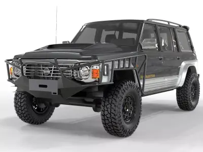 Nissan Patrol Y60 1997  3D model