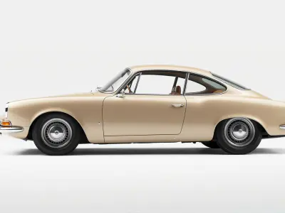 Classic European Coupe 1960s Elegance model pack Low-poly 3D model