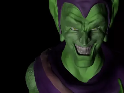 Green Goblin Bust Free 3D print model
