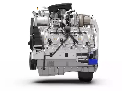 Duramax Diesel Turbo V8 Engine 3D model