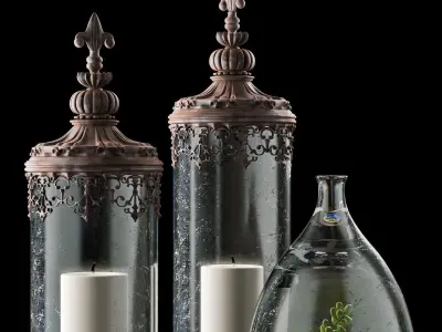 Decorative set 38 3D model