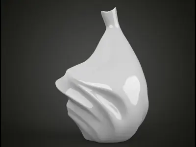 Decorative vase 3D print model order