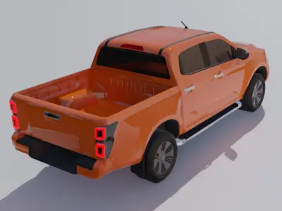 isuzu d-max 2020 3D model buy