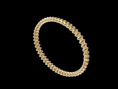 Clash Bracelet Wrist Measurment 200 mm 3D print model