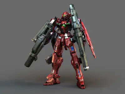 MOBILE SUIT GNY-001F GUNDAM ASTRAEA TYPE-F AVARANG DASH OP-SET 3D model