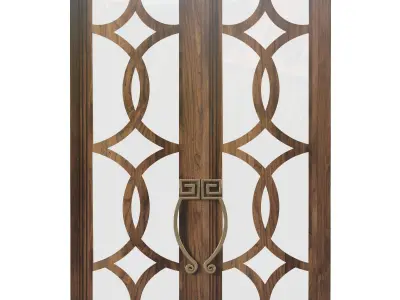 door design Low-poly 3D model