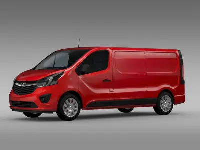 Opel Vivaro 2017 L2H1 3D model