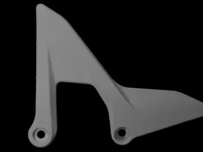 KTM 250-390 ADVENTURE FOOT COVER HEEL GUARD 3D print model