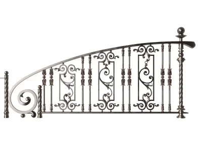 Classic Fence 3D model