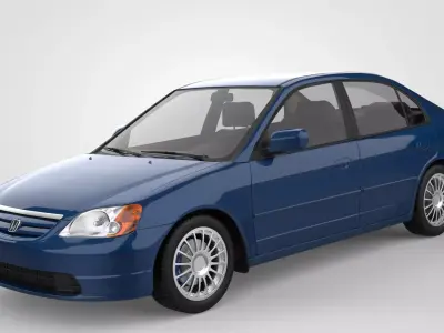 Honda Civic VTEC 3D model