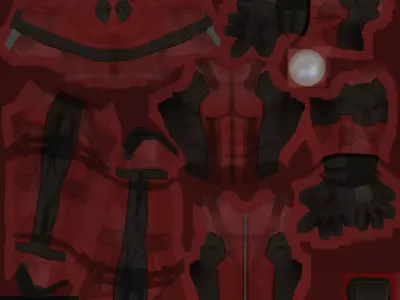 CHR Deadpool Body Free 3D model