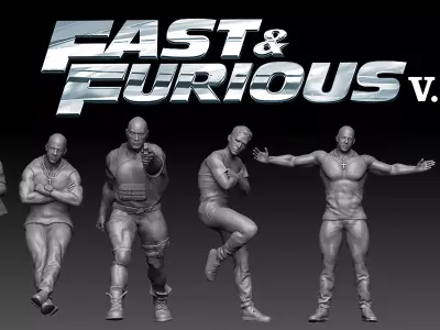 fast furious set  3D print model