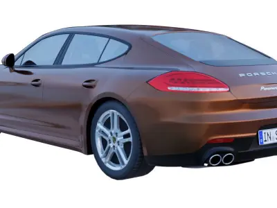 Porsche Panamera 4S 3D model