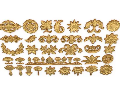 Acanthus Leaves Collection 20 3D print model