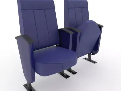 Stadium Seats 4 3D model