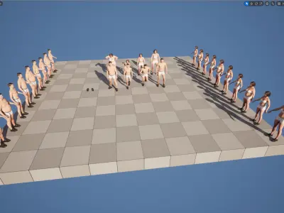 Shoes 28 - All MH Bodies and UE5 Skeletons - Rigged Low-poly 3D model