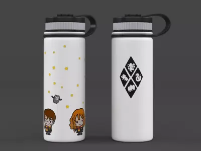 Water Bottle 3D model 42