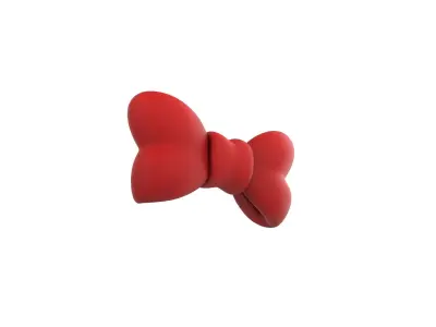 Cartoon Bow 3D model