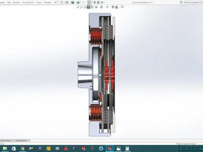 M72 Motorcycle-Clutch Free 3D model