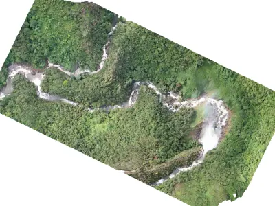 Rio Buey - Buey River Low-poly 3D model