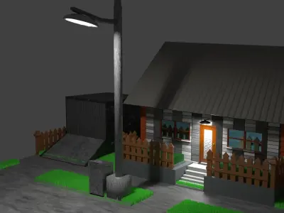 Home street 3D model
