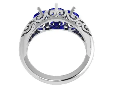 Cushion Engraving Ring 4478 3D print model
