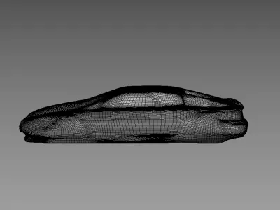 The silhouette of the car 2002 Lotus Esprit V8 3D print model