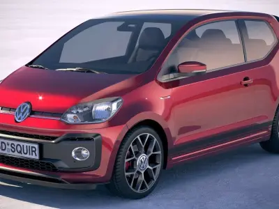 Volkswagen UP GTI 3-door 2018 3D model