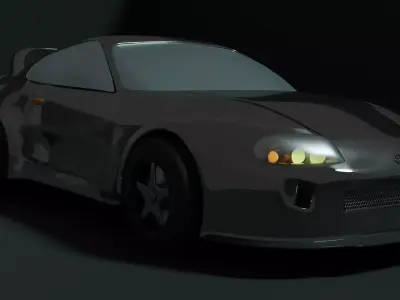 Supra GTE 95 Lowpoly 3D model