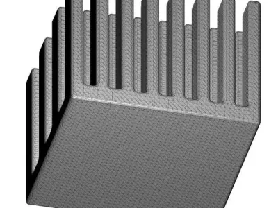 Classic Copper Heat Sink 3D print model