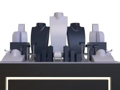 luxury jewelry window design 3D print model