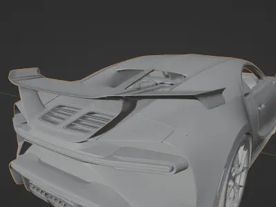Bugatti Chiron Pur Sport 3D print model