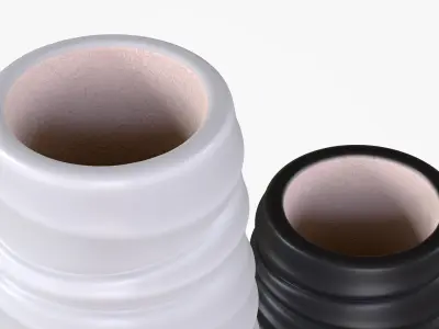 Vases Laurence Low-poly 3D model