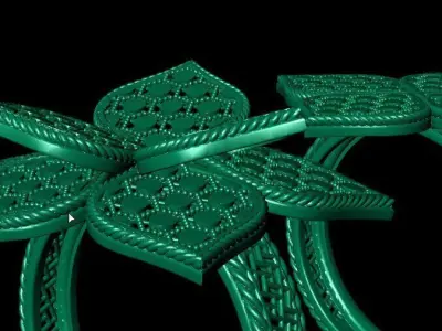 New arabic fuison rings 3D print model
